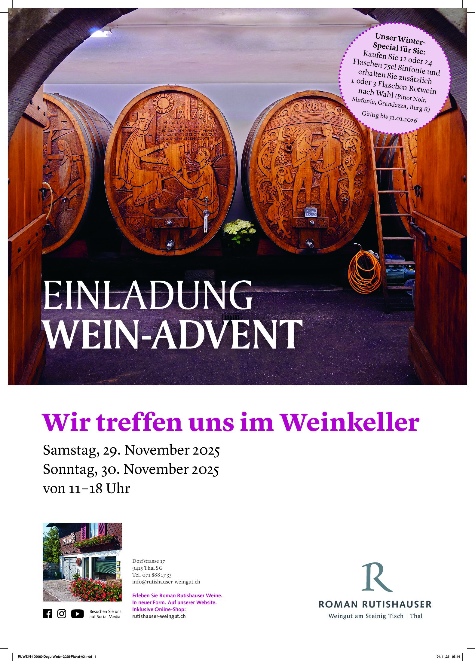 Erlebnis Wein im Advent